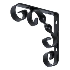 None Scroll Bracket - Black - 100x100mm