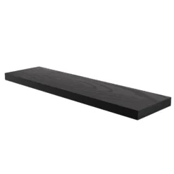 Flexi Storage Decorative Shelving Floating Shelf Black Oak 900x38x240mm